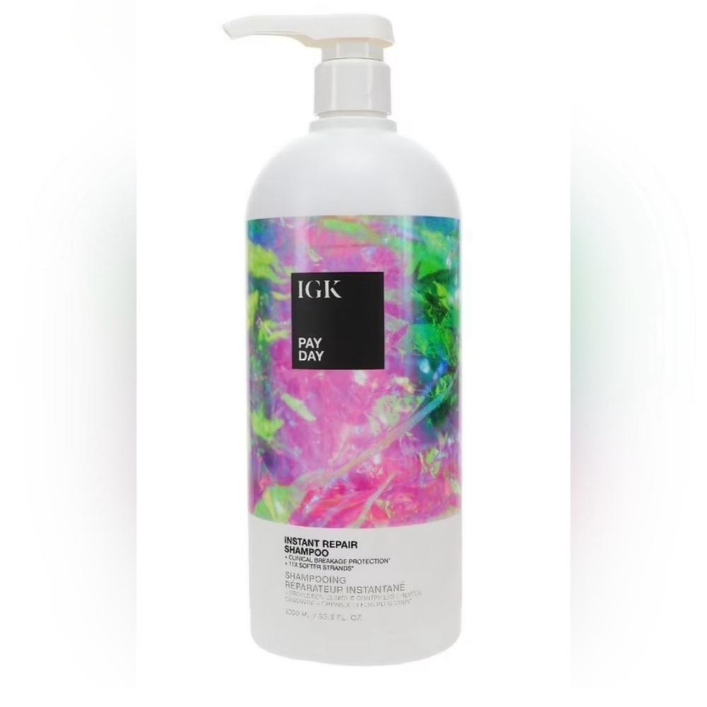 IGK PAY DAY Instant Repair Shampoo 33.8 oz Bottle Brand New, still sealed